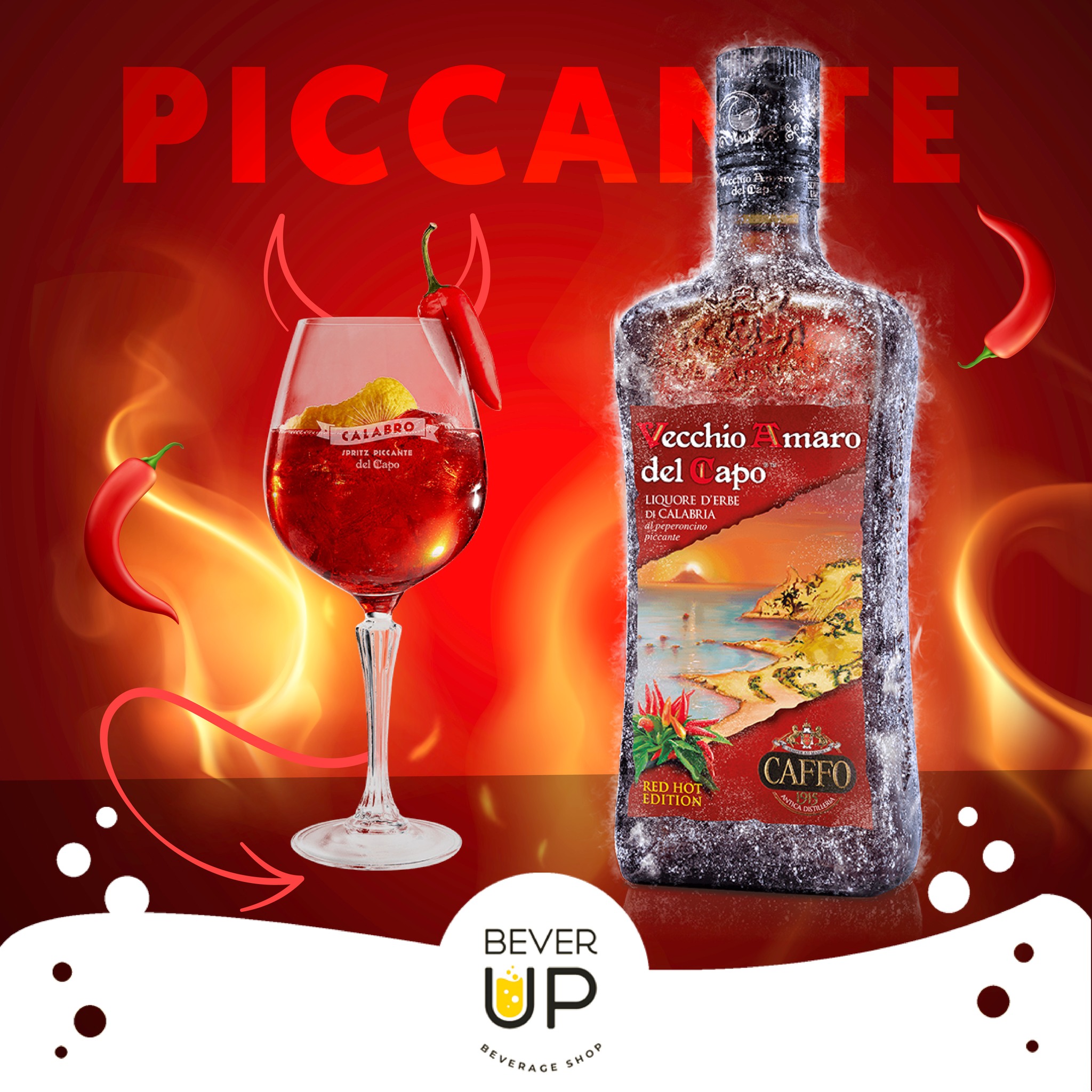 DOPPIO PRALINE AMARO DEL CAPO RED HOT